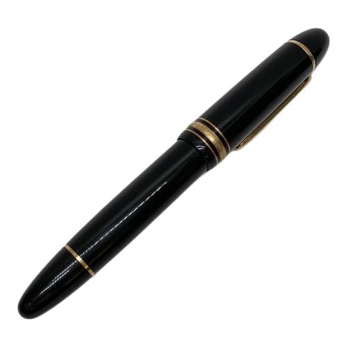 MONTBLANC (モンブラン) 万年筆 ブラック×ゴールド ペン先18K No.149 マイスターシュテック GH1017826