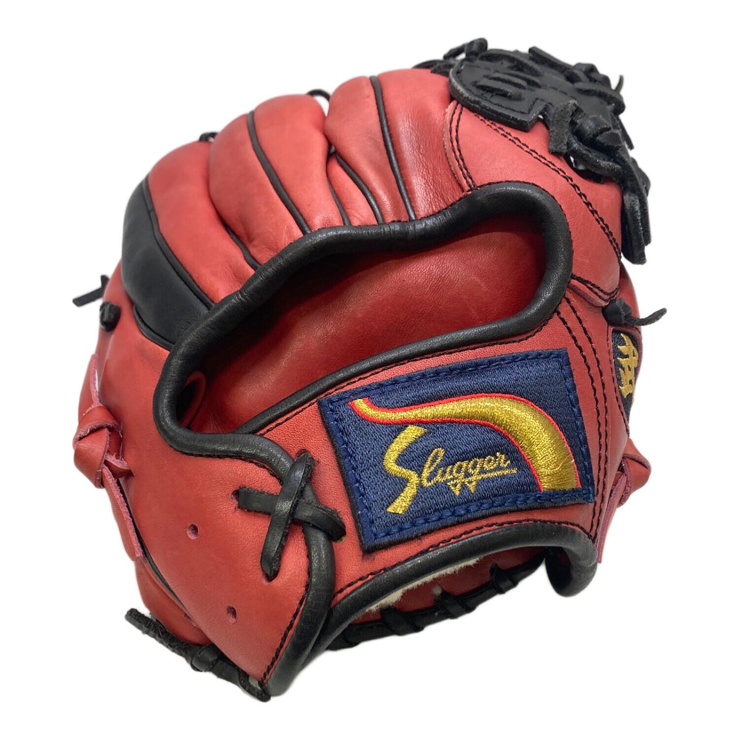 スラッガー 軟式グローブ 黒/白/赤 久保田スラッガー (クボタ