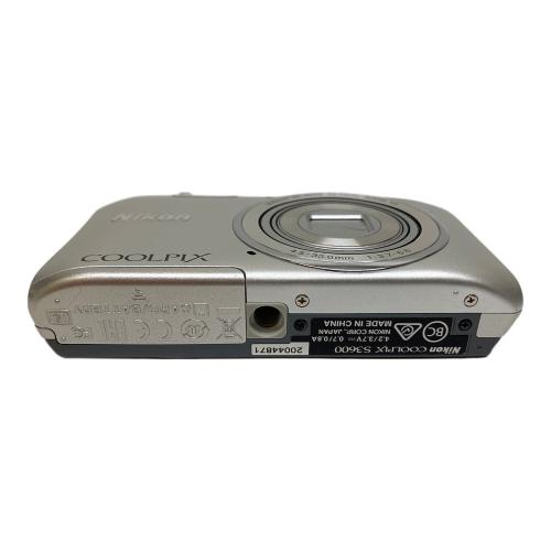 Nikon (ニコン) コンパクトデジタルカメラ COOLPIX S3600 2048万画素 1/2.3型CCD 専用電池 SDXCカード対応 ISO80～1600 20044871