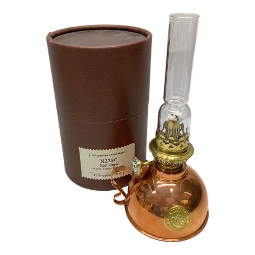 KARLSKRONA LAMPFABRIK（カールスクローナ ランプファブリック） オイルランプ N223C 使用品