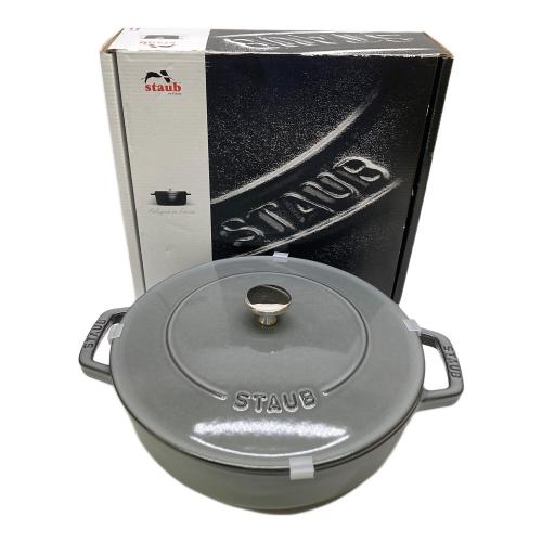 Staub (ストウブ) ソテーパン グレー 40511-471 ブレイザー・ソテーパン 24cm USED