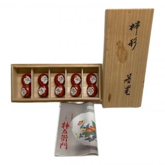 十四代酒井田柿右衛門 (ジュウヨンダイサカイダカキエモン) 箸置き 柿型 5Pセット