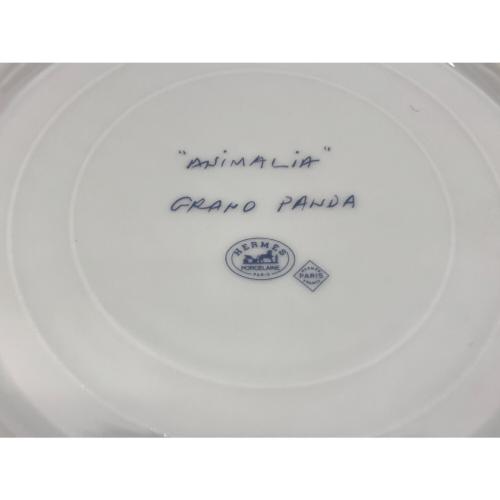 HERMES (エルメス) プレート ジャイアントパンダ ANIMALIA GRAND PANDA USED品