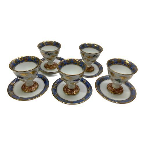有田焼 (アリタヤキ) 直燗揃 金彩千鳥祥瑞 其泉 作 未使用品