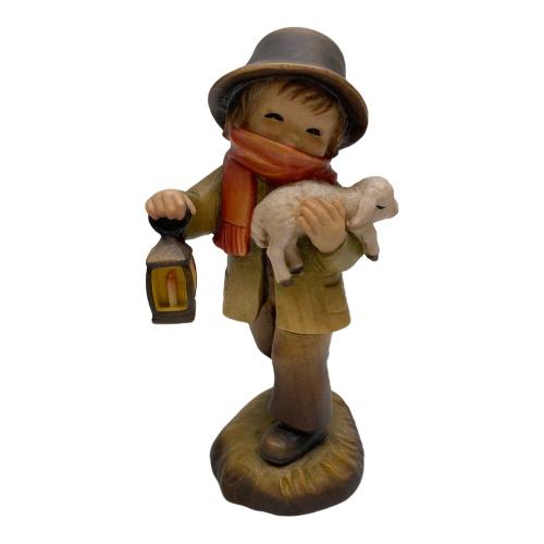 ANRI (アンリ) 木彫り人形 子羊と少年 FERRANDIZ