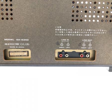 美品 AKAI オープンリールデッキ GX-635D 通電確認済 AKAI (アカイ) オープンリールデッキ GX-635D 通電確認済み