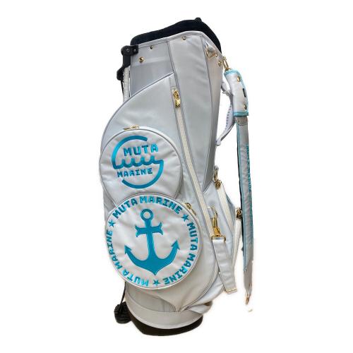 muta MARINE (ムータマリン) キャディバッグ ホワイト×ブルー