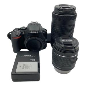 Nikon (ニコン) デジタル一眼レフカメラ ダブルズームキット D5600 2478万画素 APS-C 23.5mm×15.6mm CMOS 専用電池 SDXCカード対応 ISO100～25600 -