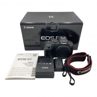 CANON (キヤノン) ミラーレス一眼レフカメラ EOS R7 ボディ 3440万画素(総画素) 3250万画素(有効画素) APS-C 22.3mm×14.8mm CMOS 専用電池 SDカード対応 171034000502