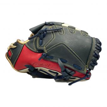 MIZUNO (ミズノ) 軟式グローブ ネイビー×レッド 23SS Global Elite インフィニティNEO 投手用