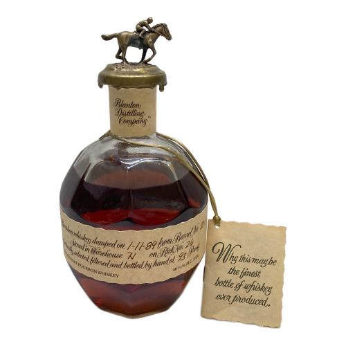 ブラントン（BLANTON） バーボン 1989年樽詰め 750ml 布袋付 シングルバレル 未開封