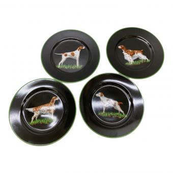 TIFFANY & Co. (ティファニー) プレートセット HUNTING DOGS 4Pセット USED品