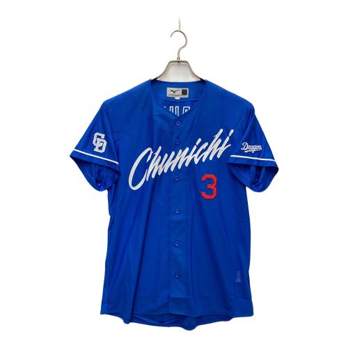 中日ドラゴンズ (チュウニチドラゴンズ) 応援グッズ Lサイズ ブルー レプリカユニフォーム(ビジター) #3高橋周平