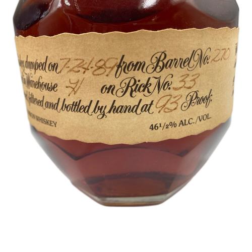 Blanton（ブラントン） バーボン 1989年 750ml シングルバレル 未開封
