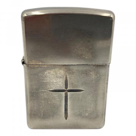 Zippo ジッポー クロスメタル 2003年 火花ok 喫煙具 箱付き C5 Zippo ジッポー クロスメタル 2003年 火花ok 喫煙具 箱付き C5