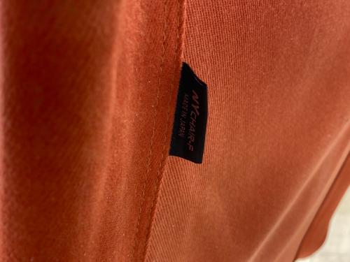 藤栄 (フジエイ) ロッキングチェアー レッド×ブラウン キャンバス×ウッド NYCHAIR F