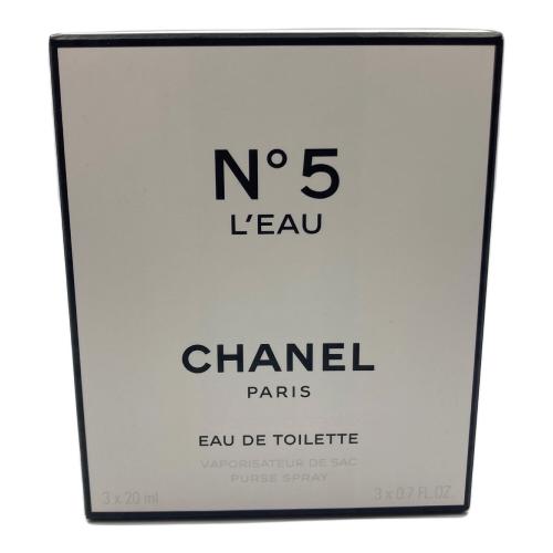 CHANEL NO5 (シャネルナンバー５) オードトワレ L'EAU TWIST AND SPRAY 20ml×3