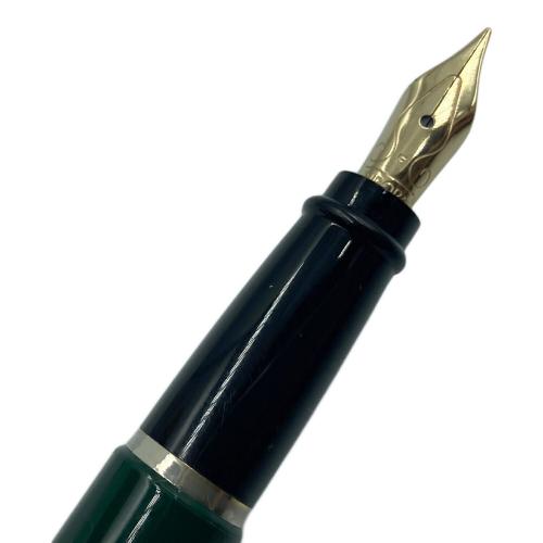 AURORA (オーロラ) 万年筆 グリーン ペン先F イプシロン