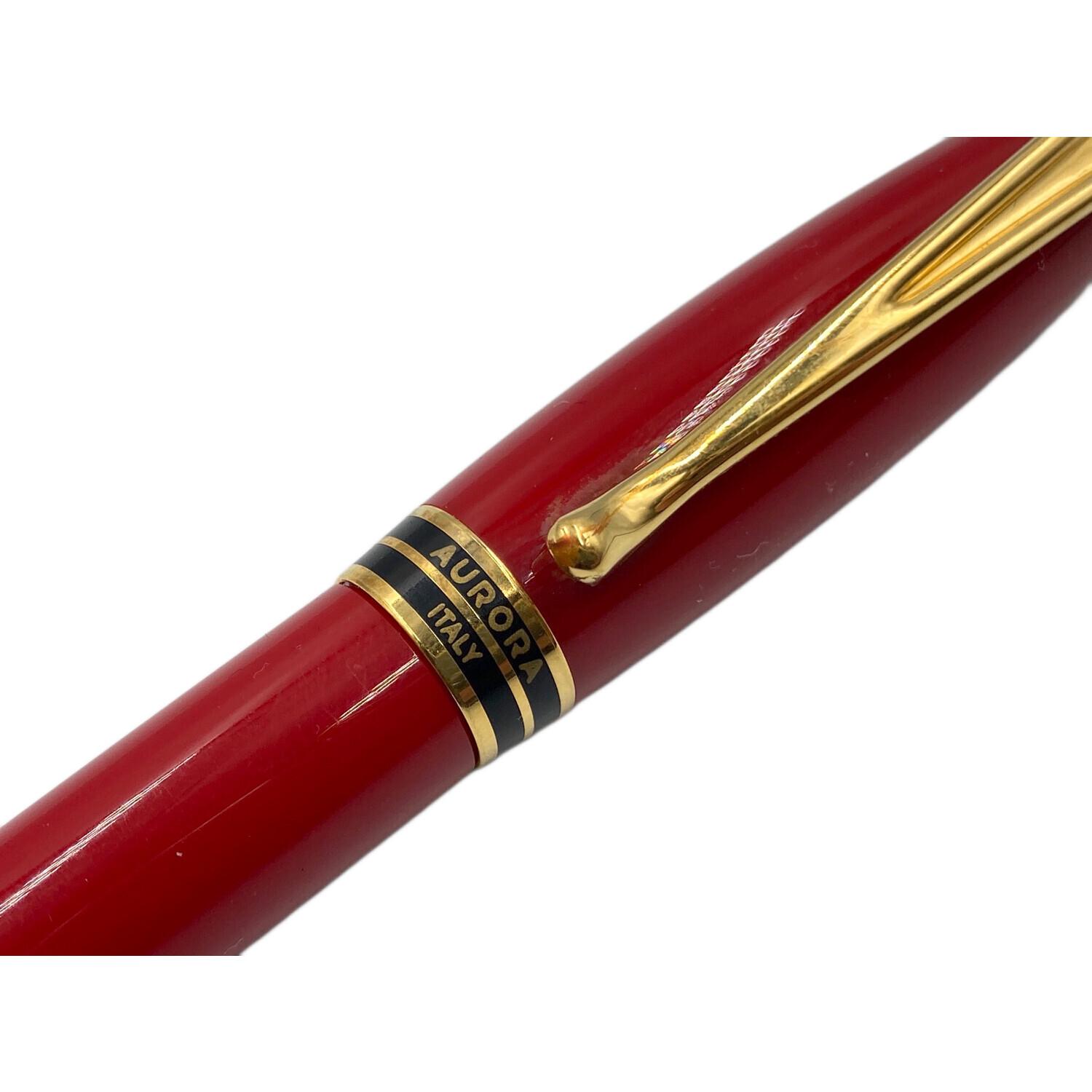AURORA 赤 万年筆 14K AURORA 赤 万年筆 14K 紳士にも似合う「赤」 アウロラ 85周年記念
