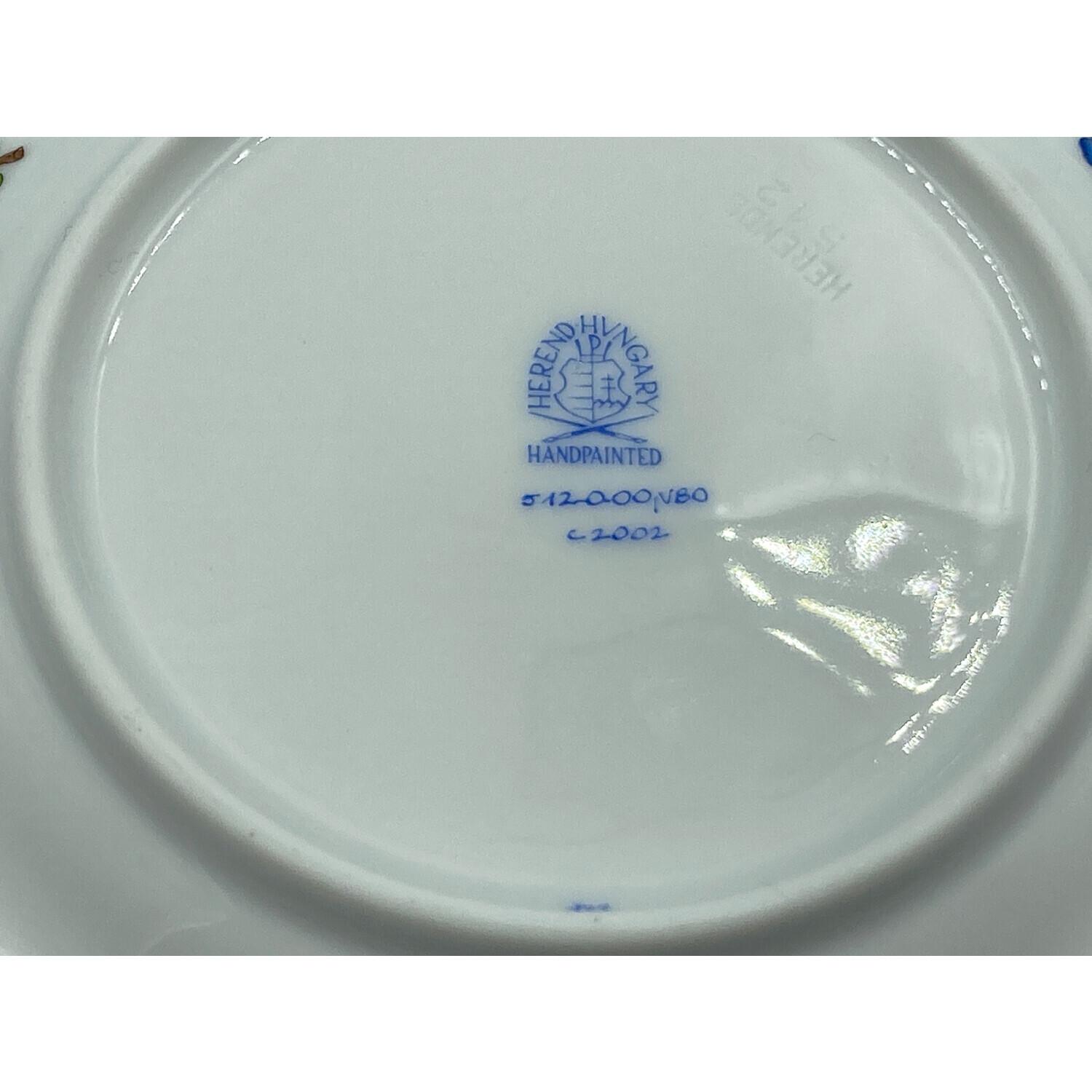 Herend (ヘレンド) ミニプレート ヴィクトリアブーケ USED品