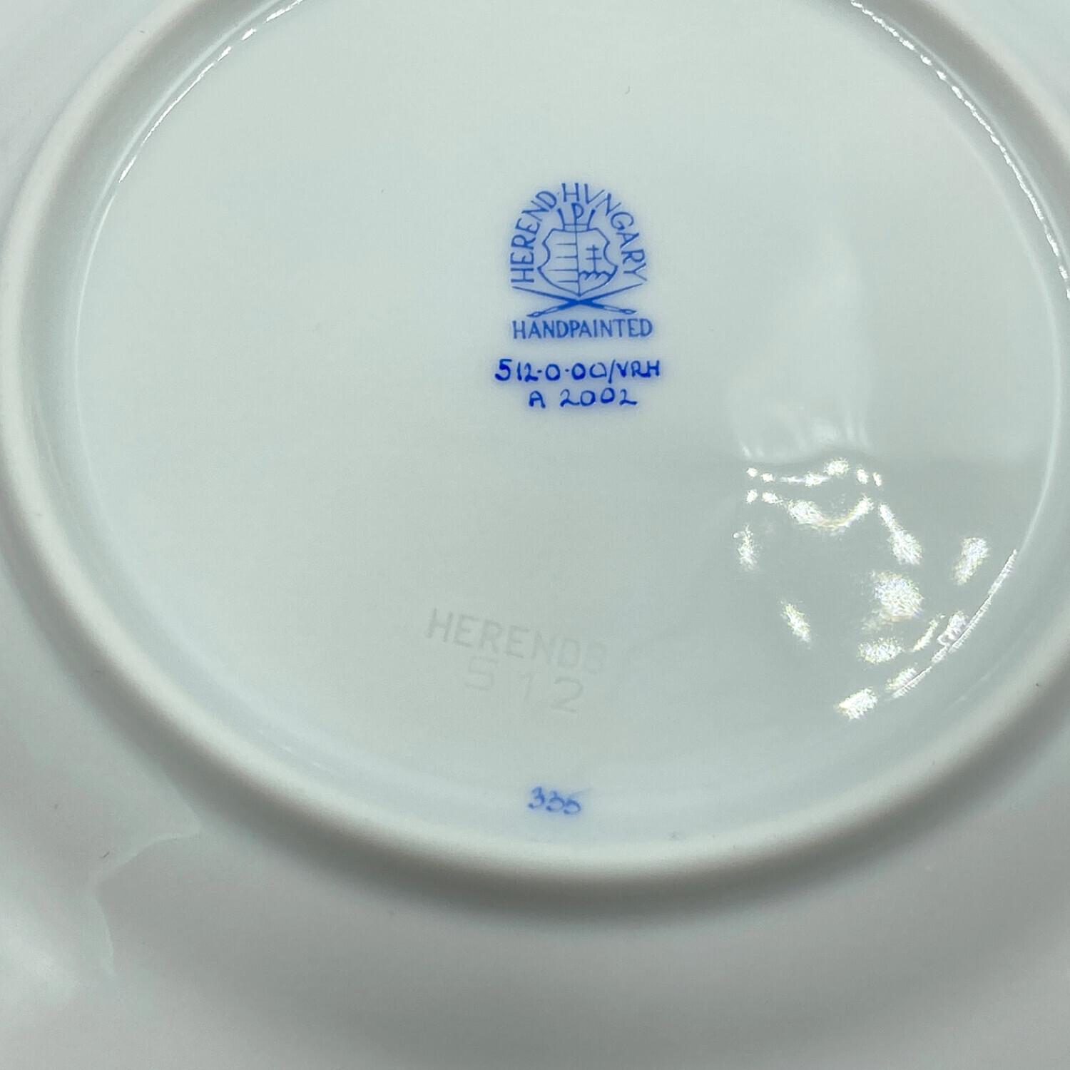 Herend (ヘレンド) ミニプレート ウィーンのバラ USED品