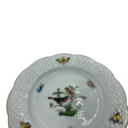 Herend (ヘレンド) ミニプレート ロスチャイルドバード USED品