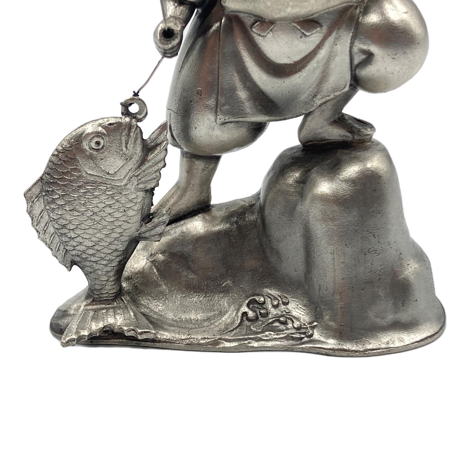 出来の良い純銀の恵比寿像 出来の良い純銀の恵比寿像