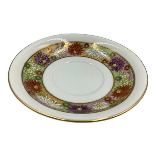 九谷焼 (クタニヤキ) カップ&ソーサー 章山