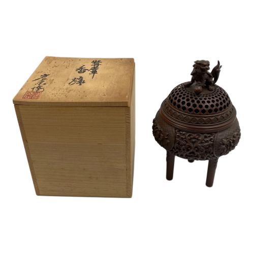 佐野宏采 香炉 牡丹唐草香炉