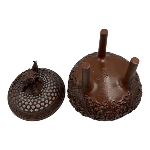 佐野宏采 香炉 牡丹唐草香炉