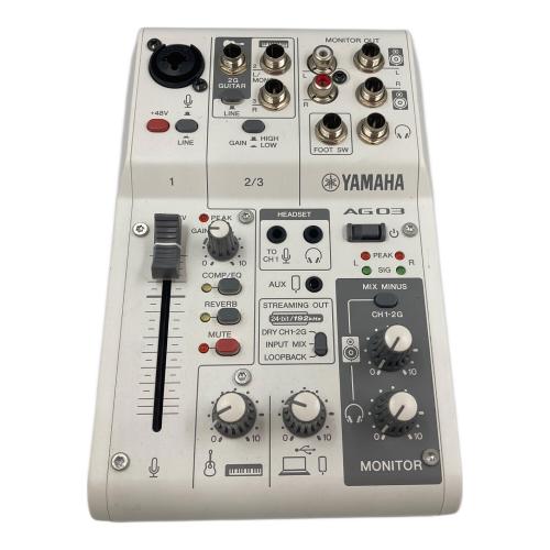 YAMAHA (ヤマハ) ライブストリーミングミキサー AG03 MK2