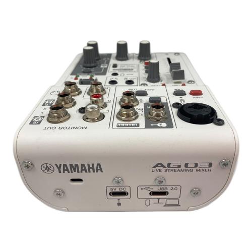 YAMAHA (ヤマハ) ライブストリーミングミキサー AG03 MK2