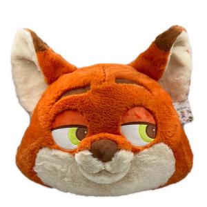 DISNEY (ディズニー) ズートピア ニック・ワイルド 特大クッション ヌイグルミ タグ付き