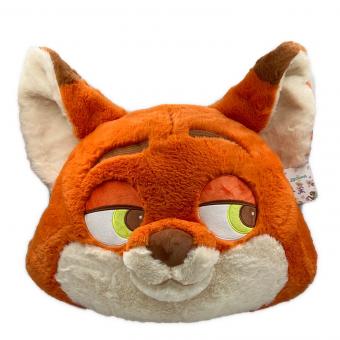 DISNEY (ディズニー) ズートピア ニック・ワイルド 特大クッション ヌイグルミ タグ付き