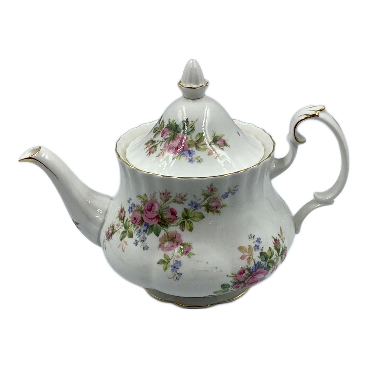   MOSS ROSE ロイヤルアルバート５枚ヒット５名様 ROYAL ALBERT (ロイヤルアルバート) ティーポット MOSS ROSE