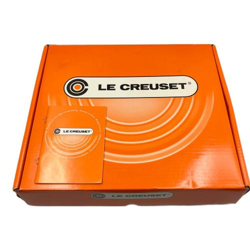 LE CREUSET (ルクルーゼ) 両手鍋 SIZE 30cm カリビアンブルー ビュッフェ・キャセロール USED品
