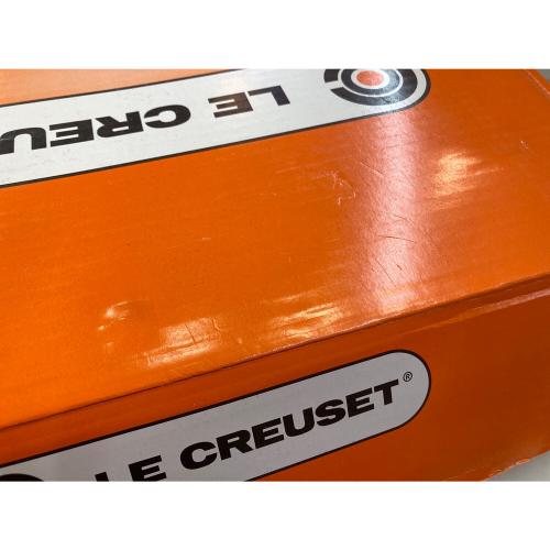 LE CREUSET (ルクルーゼ) 両手鍋 SIZE 30cm カリビアンブルー ビュッフェ・キャセロール USED品