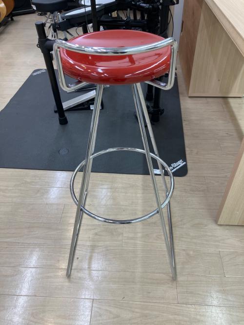 ROCKSTONE (ロックストーン) カウンターチェアー レッド×シルバー KARAS high stool