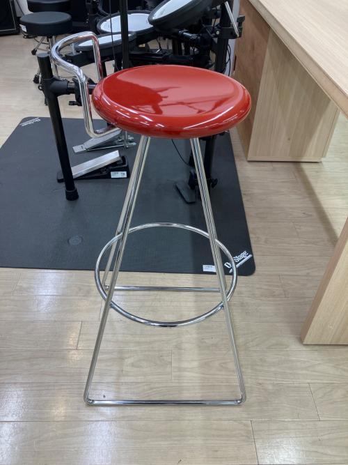 ROCKSTONE (ロックストーン) カウンターチェアー レッド×シルバー KARAS high stool