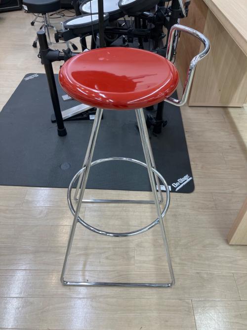 ROCKSTONE (ロックストーン) カウンターチェアー レッド×シルバー KARAS high stool