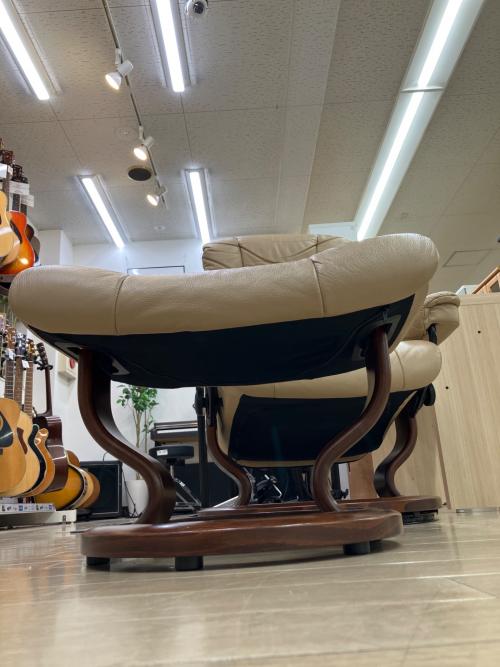 Ekornes (エコーネス) チェア オットマン付 ベージュ レノー