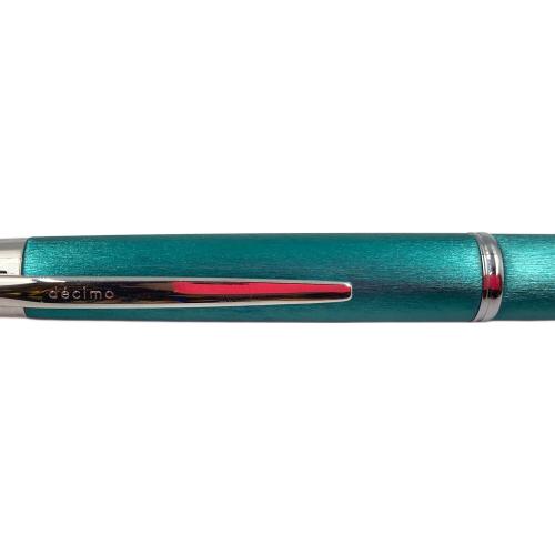 PILOT (パイロット) decimo ノック式万年筆 ブルー ペン先K18 F