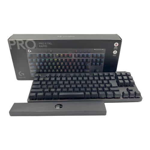 LOGICOOL (ロジクール) PRO X TKL RAPID テンキーレスゲーミングキーボード