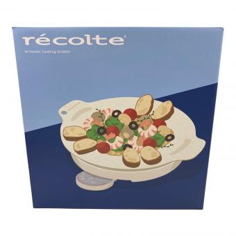 recolte (レコルト) 卓上IHクッキンググリドル RIH-1
