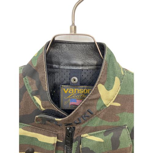 VANSON (バンソン) プロテクタージャケット 38554C**58 メンズ SIZE XS カーキ