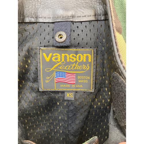 VANSON (バンソン) プロテクタージャケット 38554C**58 メンズ SIZE XS カーキ