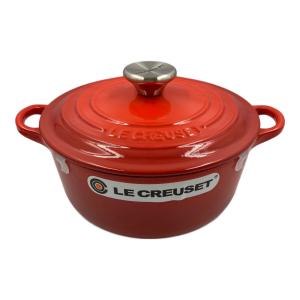 LE CREUSET (ルクルーゼ) 両手鍋 SIZE 20cm チリレッド ココット・ロンド