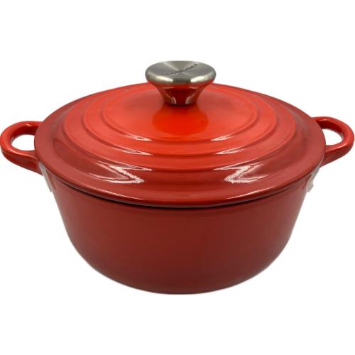 LE CREUSET (ルクルーゼ) 両手鍋 SIZE 20cm チリレッド ココット・ロンド