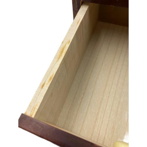 桜皮細工 (オウヒザイク) 小引出し ブラウン