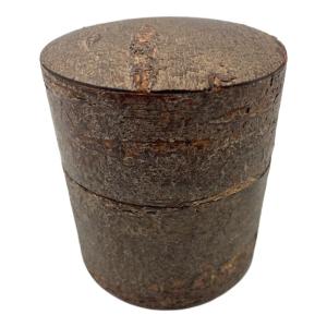 桜皮細工 (オウヒザイク) 棗